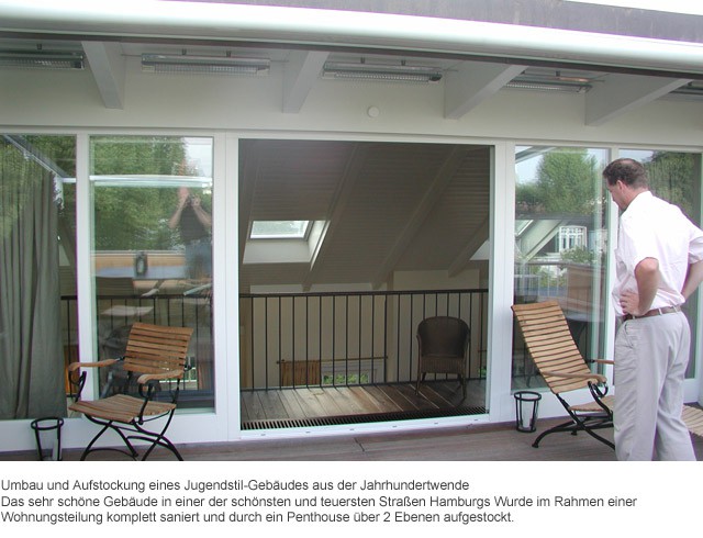 Architektur - Umbau und der Aufstockung eines Jugendstilgebudes