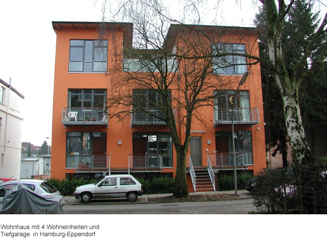 Architekturprojekt in Hamburg-Eppendorf - Wohnhaus