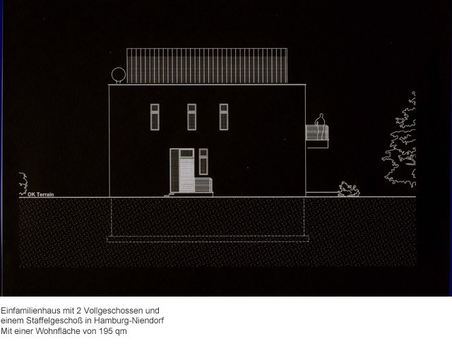 Architekturprojekt eines Einfamilienhaus in Hamburg-Niendorf